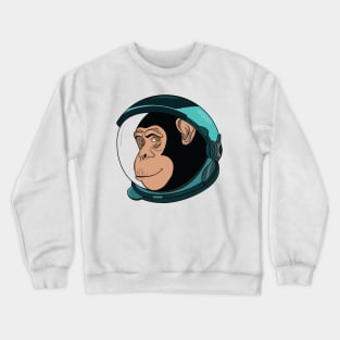 Astronaut chimp Crewneck Sweatshirt